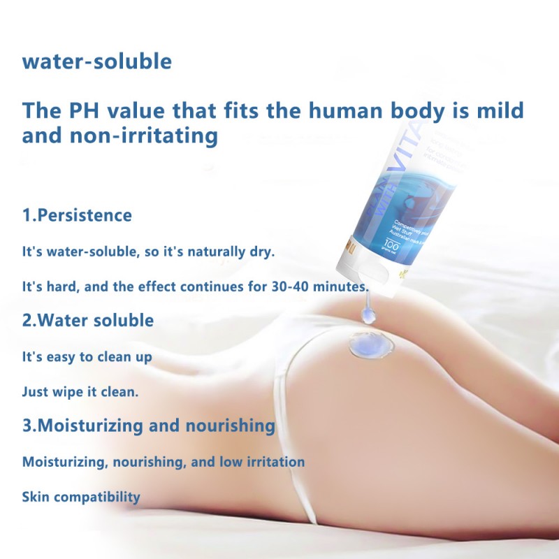 wet stuff water based edible lubricant for women