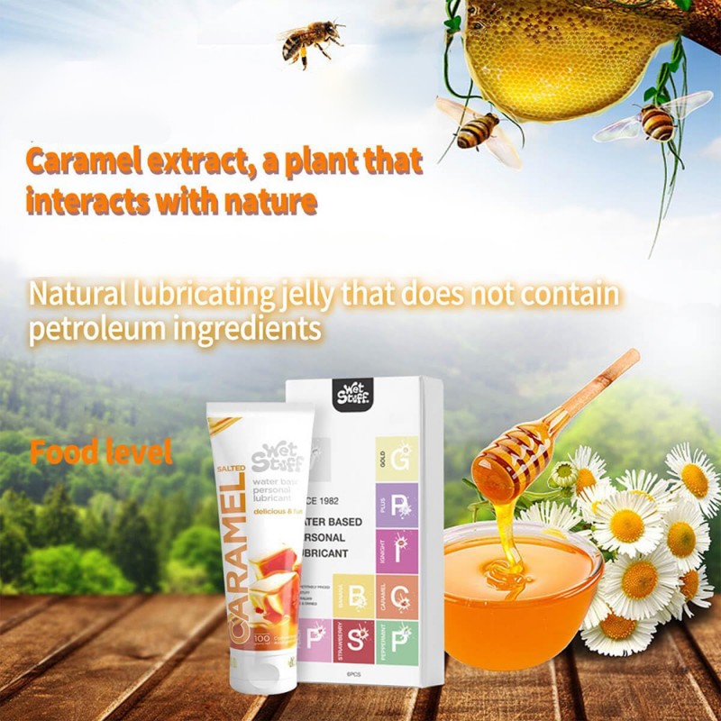 wet stuff fruity caramel lubricant gel for women