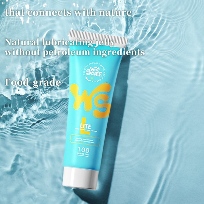 wet stuff lite water-based lubricant gel safe material