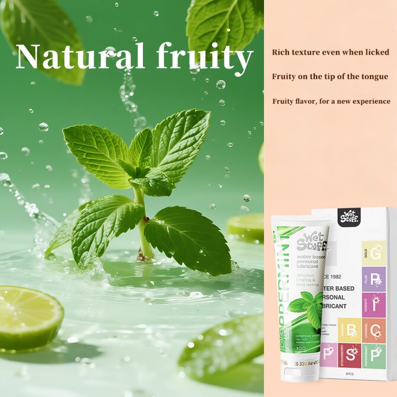 wet stuff peppermint edible lubricant smooth