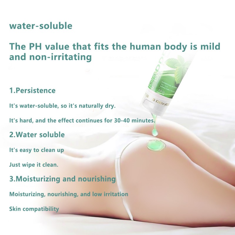 wet stuff peppermint edible lubricant easy clean