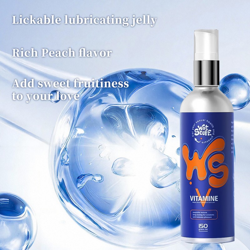 wet stuff vitamin e water based edible lubricant safe material