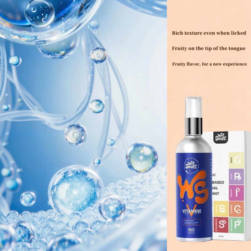 wet stuff vitamin e water based edible lubricant easy clean
