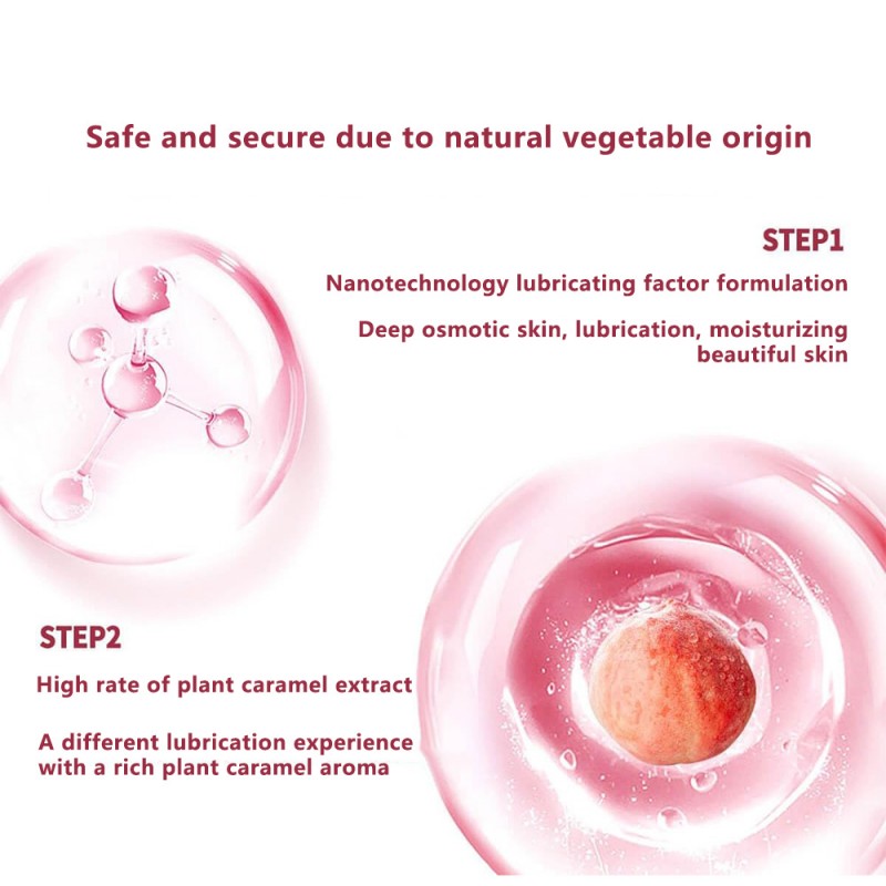 wet stuff water base lube lubricant natural peach easy use