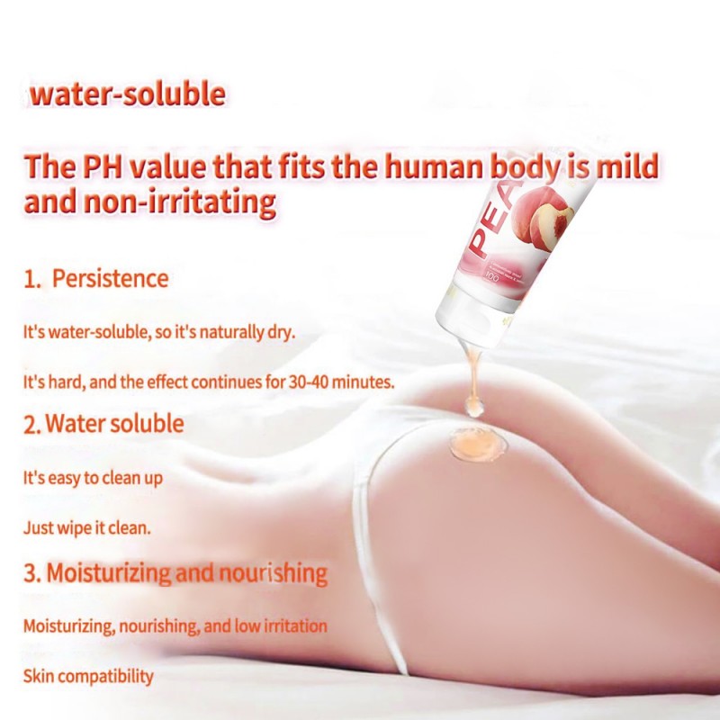 wet stuff water base lube lubricant natural peach new type