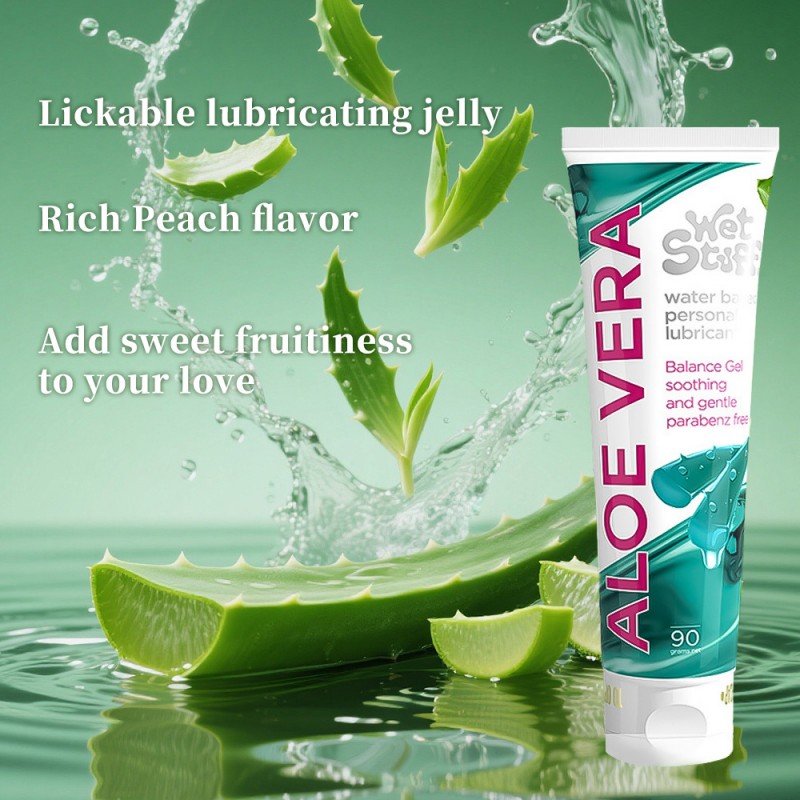 wet stuff water based aloe vera natural lubricant safe material