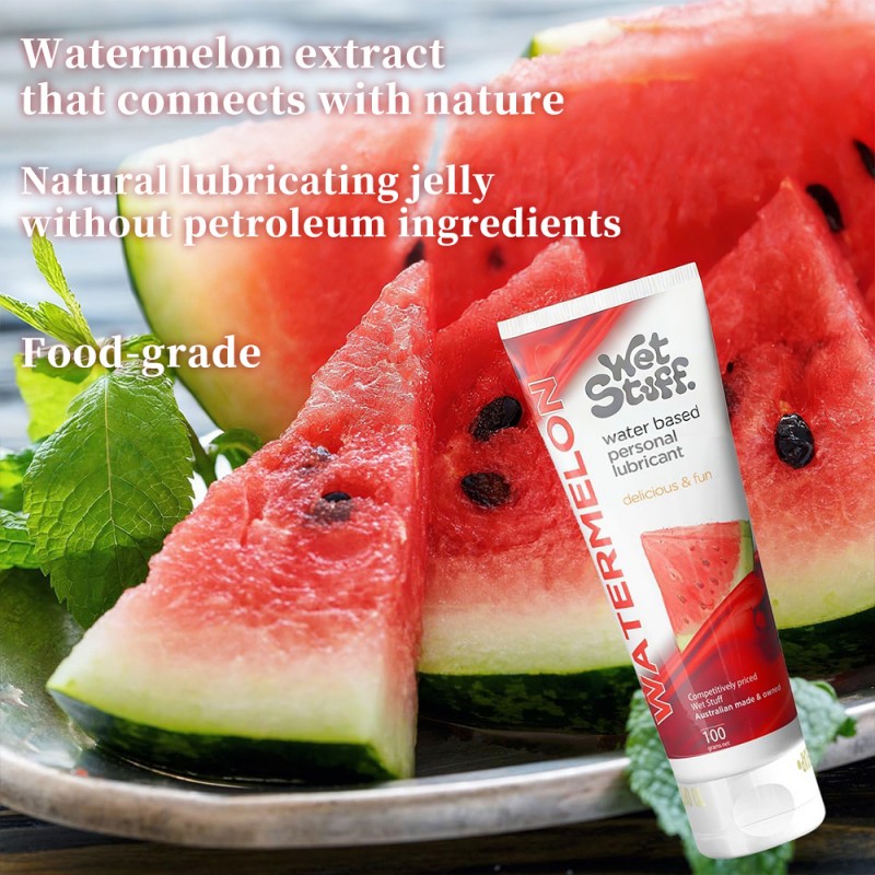 wet stuff watermelon water based lubricant gel for women