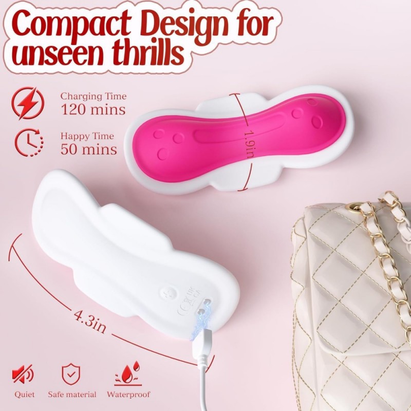 venusfun realistic pad style app controlled wearable panty safe material