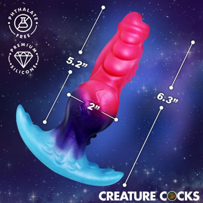 ergonomic silicone butt plug comfortable extended wear fantasy design