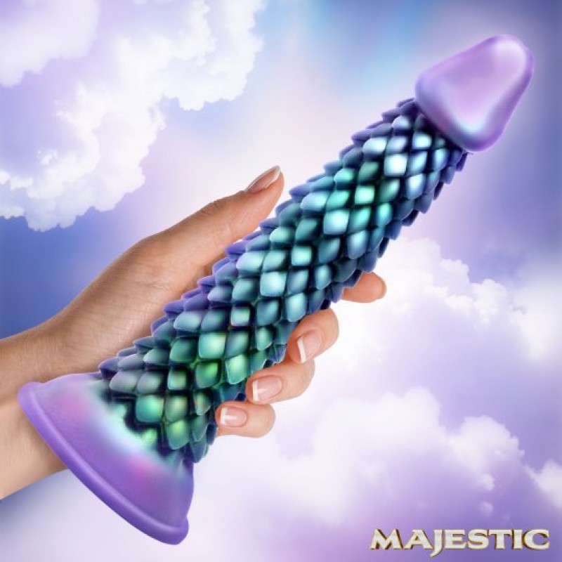 eryndor scaled dildo full coverage shaft