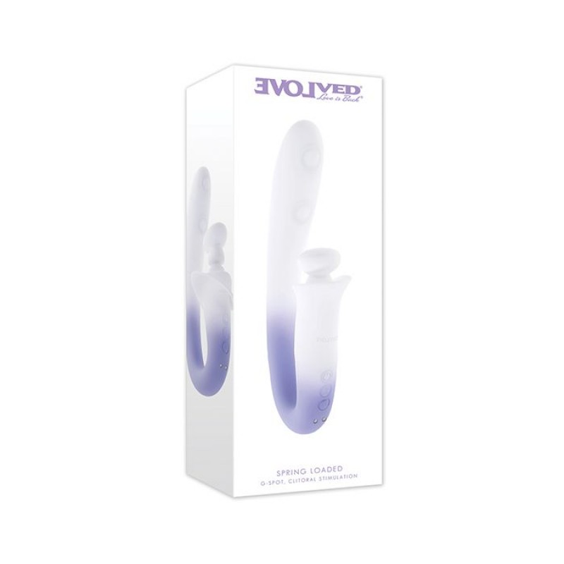 evolved spring loaded waterproof vibrator for women