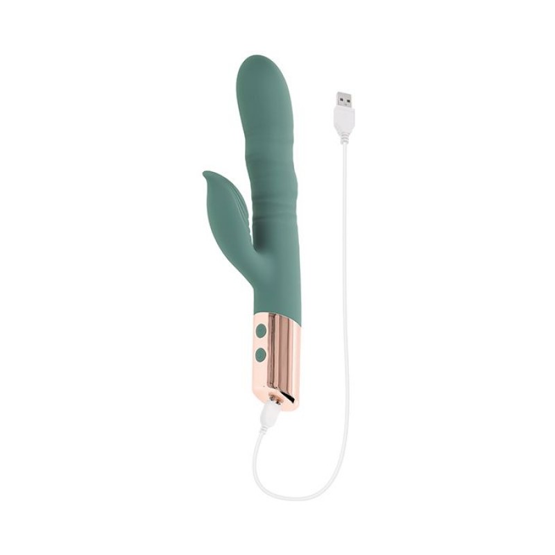 evolved shimmy waterproof thrusting rabbit vibrator
