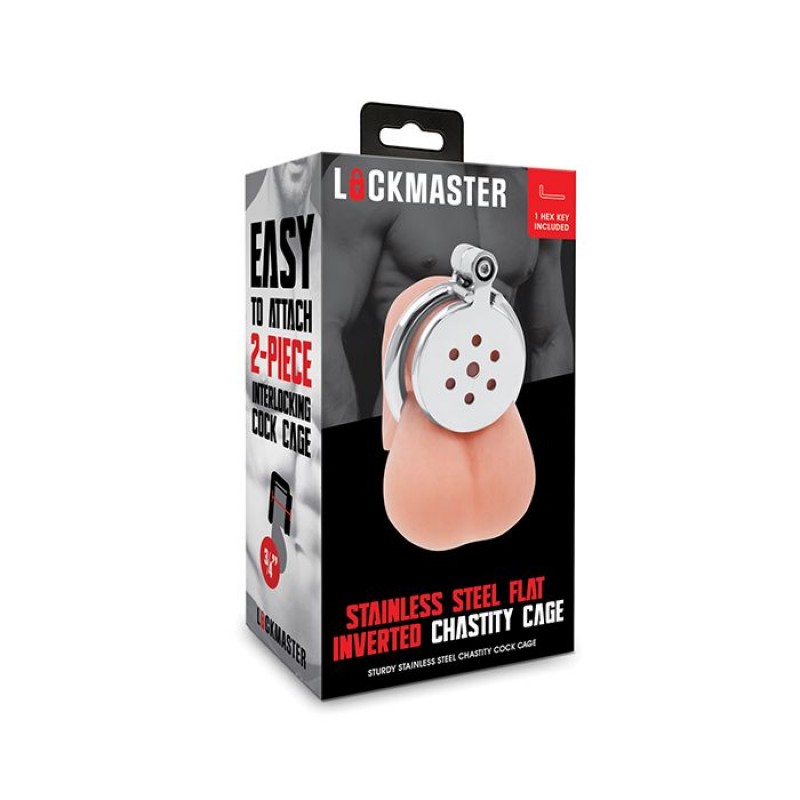 steel male chastity cage smooth surface durable design