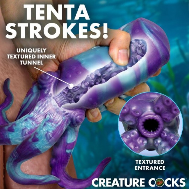 tentacle grip tunnel male sex stroker
