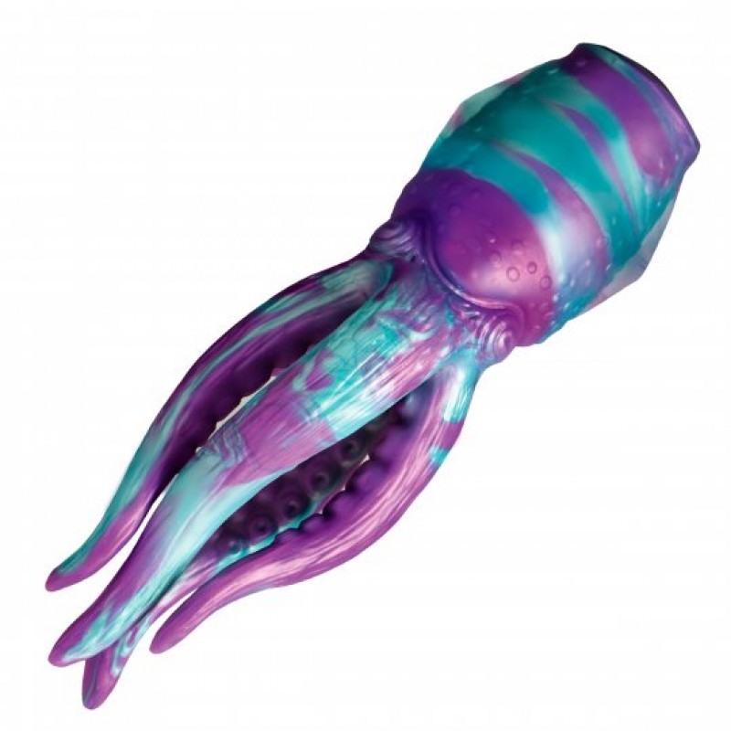 soft silicone tenta stroke masturbator with grip control