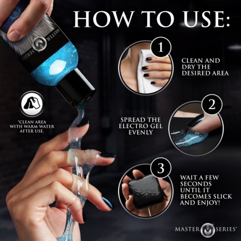 water based electro stimulation gel for electrodes probes plugs