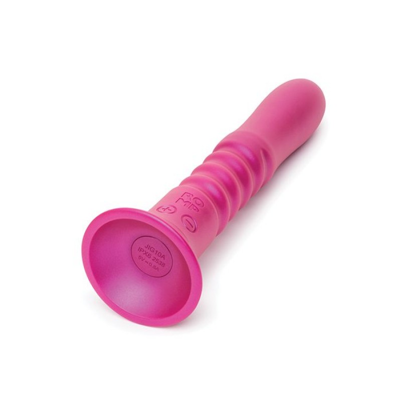 romp jiggle silicone thrusting dildo