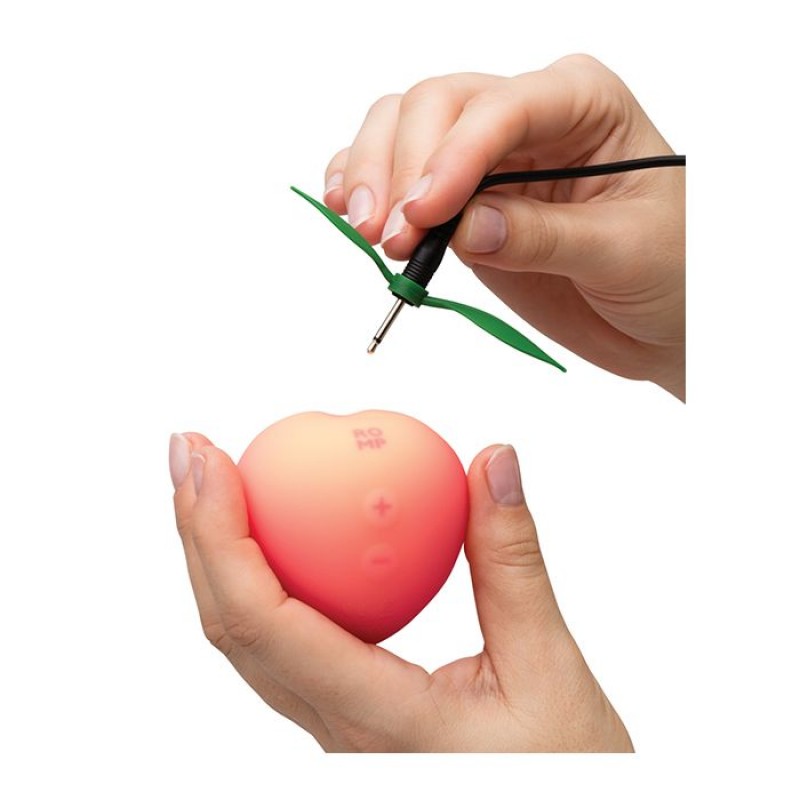 romp pink peach waterproof clitoral vibrator
