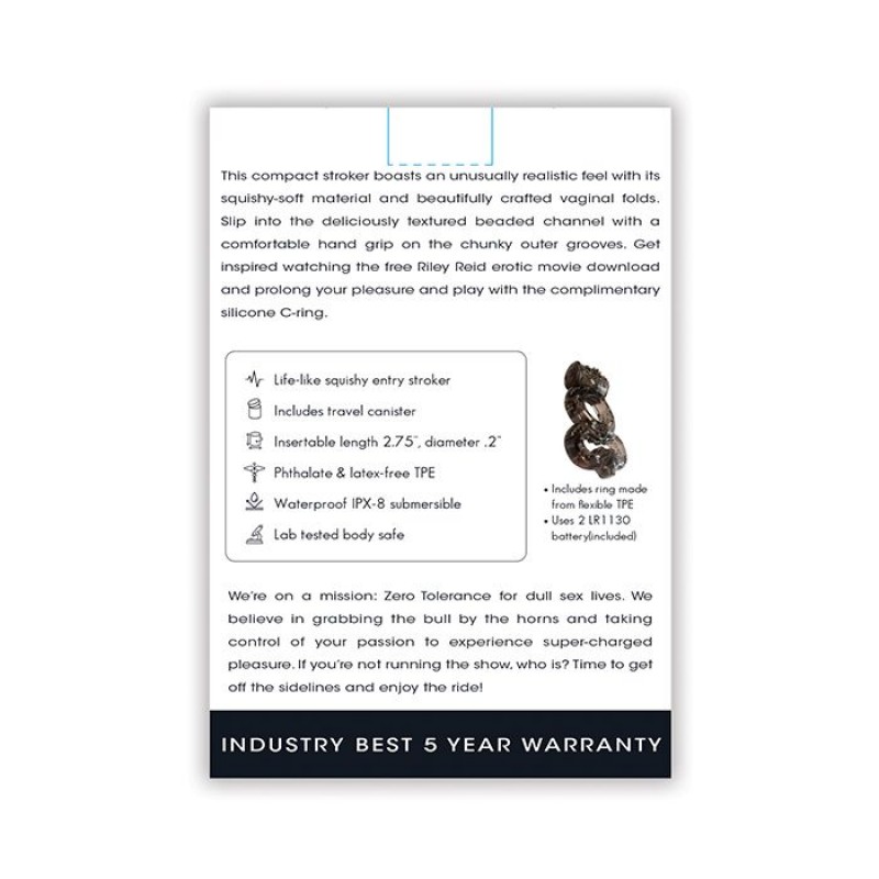 zero tolerance textured male masturbator sleeve