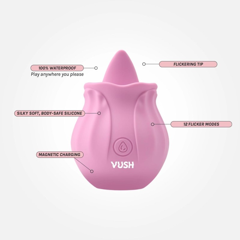 vush waterproof licking vibrator