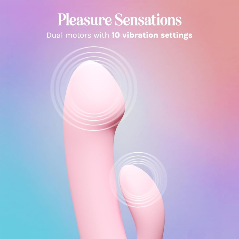 vush glow rabbit vibrator glow in the dark silicone waterproof