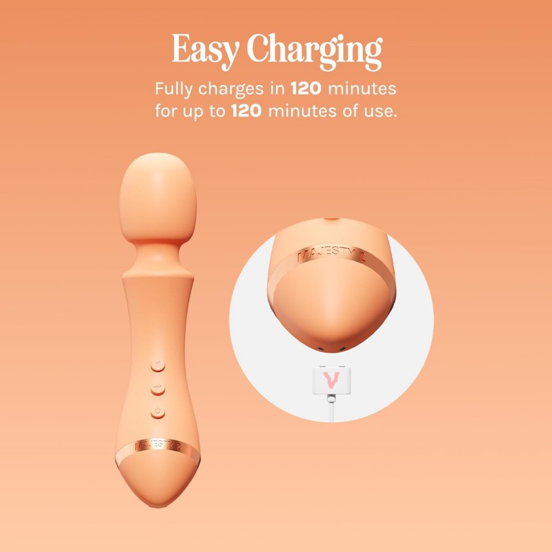 vush majesty 2 waterproof wand vibrator
