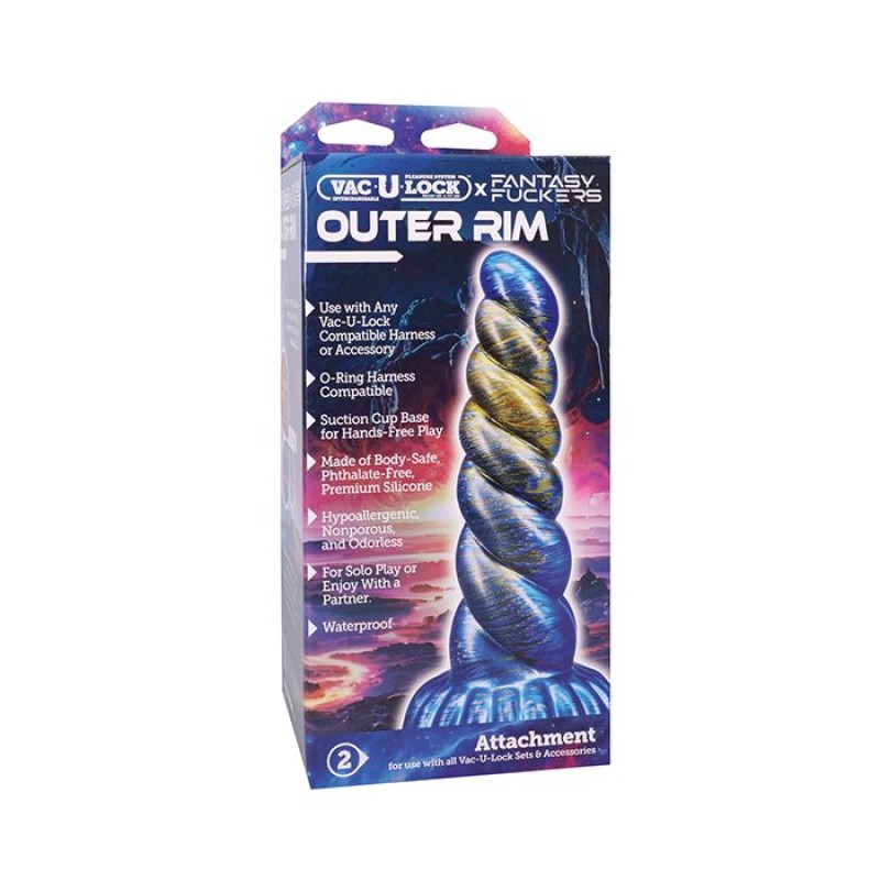 vac u lock compatible silicone dildo for harness play