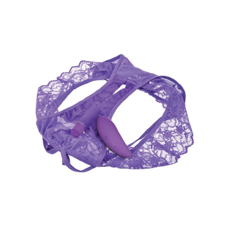 fantasy for her purple lingerie vibrator