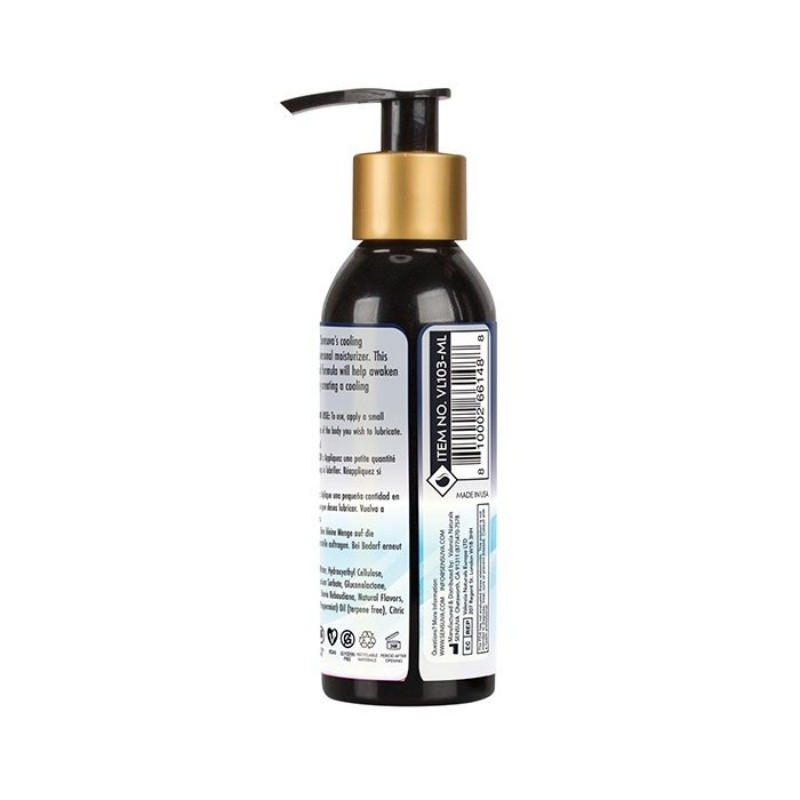 sensuva arctic chill cooling lubricant gel