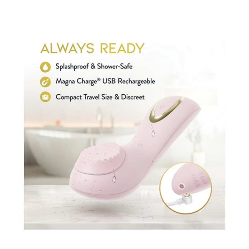 blush dahlia g spot personal massager for women