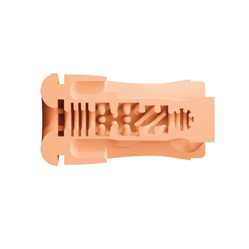 ergonomic internal stroker sleeve for men training