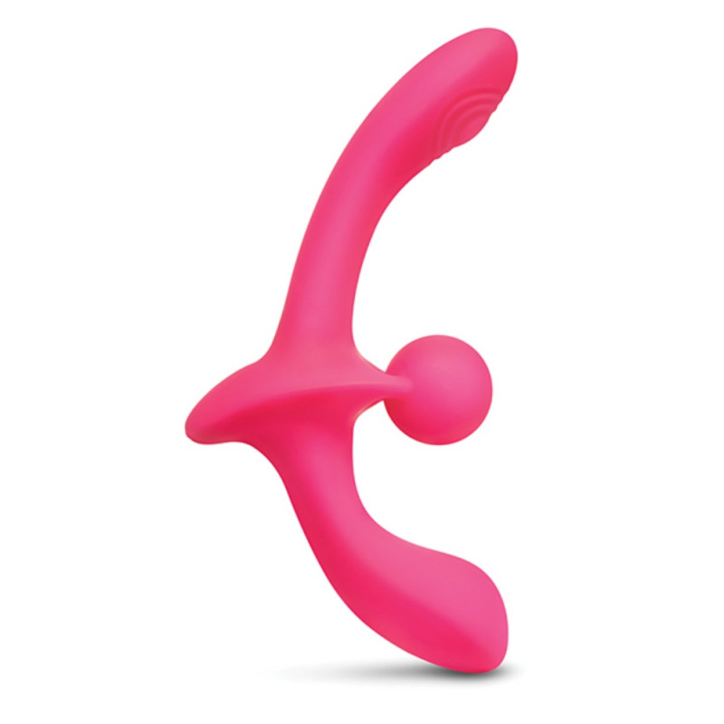 together body safe silicone couple vibrator