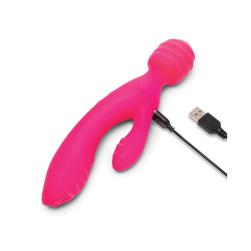 together tri delight wand rabbit dual stimulation toy