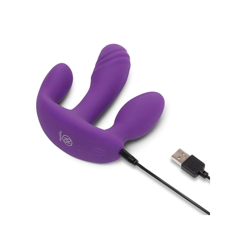 blended pleasure vibrator flexible arms g spot clitoral stimulator toy