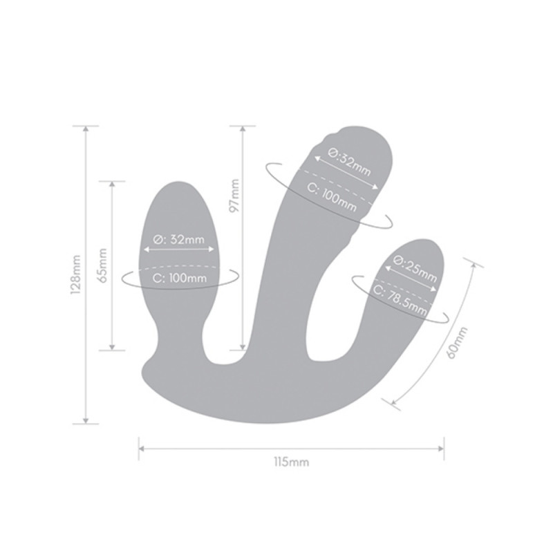 couples remote control vibrator for women multi point stimulation toy