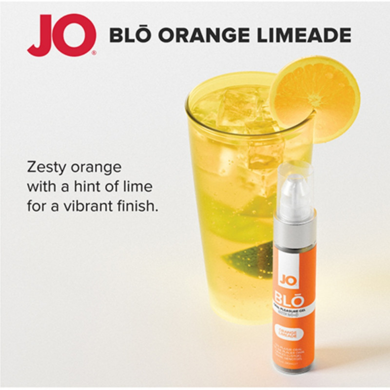 jo blo pleasure gel orange limeade oral intimacy gel