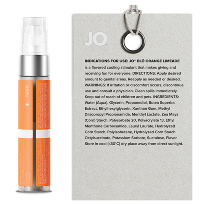 jo blo flavored intimacy gel smooth glide texture
