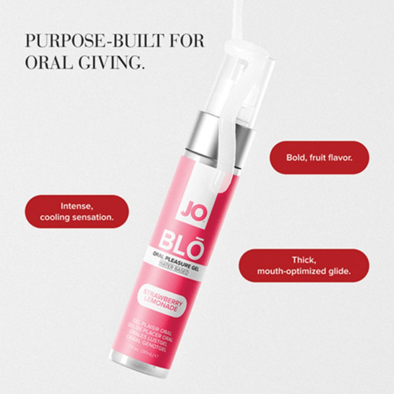 jo blo sugar free flavored lube with cooling sensation