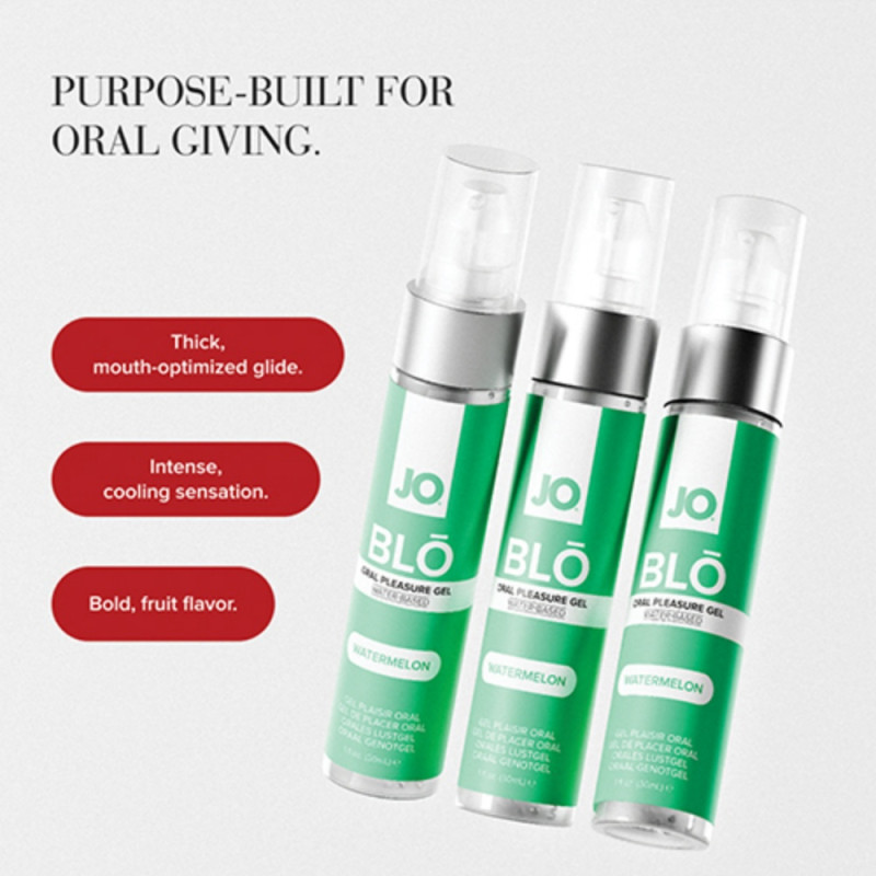 jo blo watermelon oral pleasure gel for men