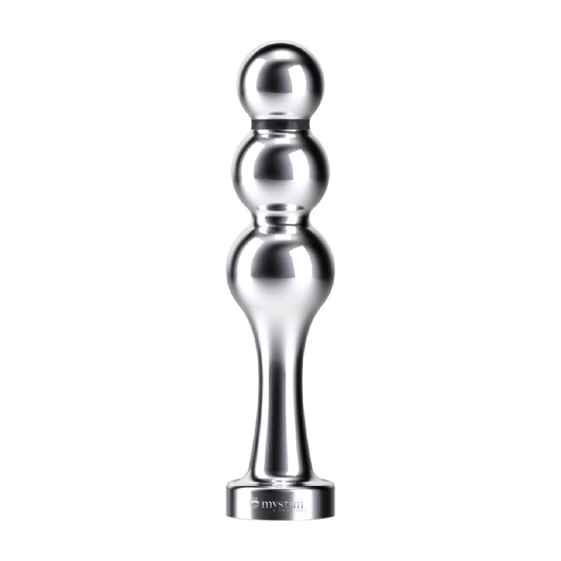 mystim bold boris dildo ball plug e stim metal design