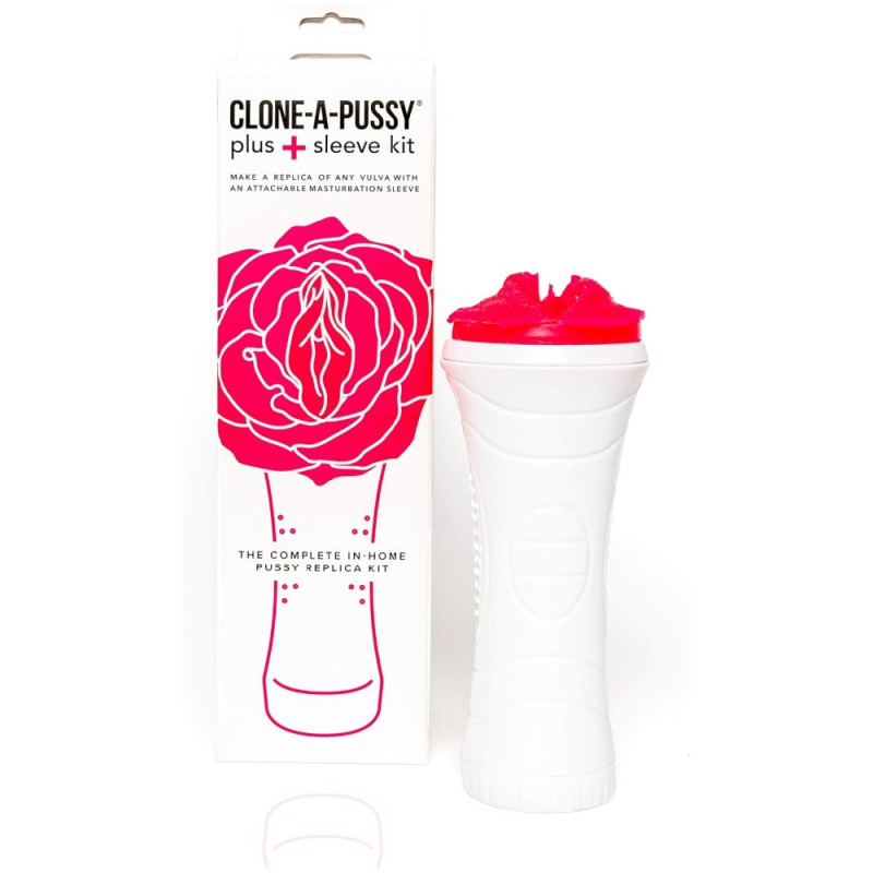 pink vulva replica masturbator kit