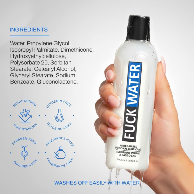 fuck water h2o cum lube