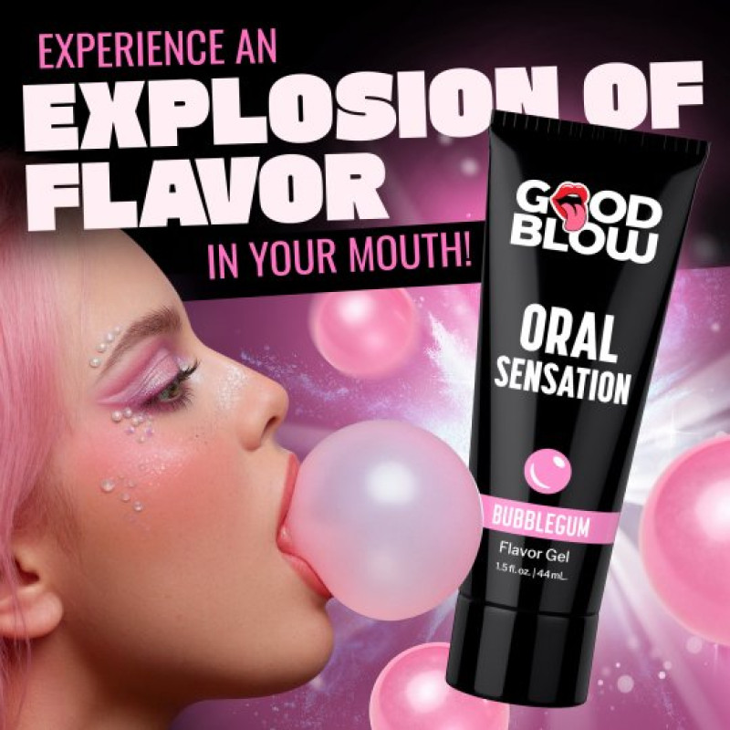 good blow bubblegum oral sensation gel