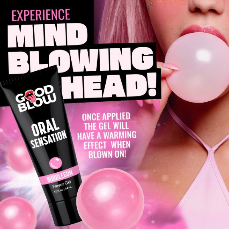 bubblegum warming oral gel