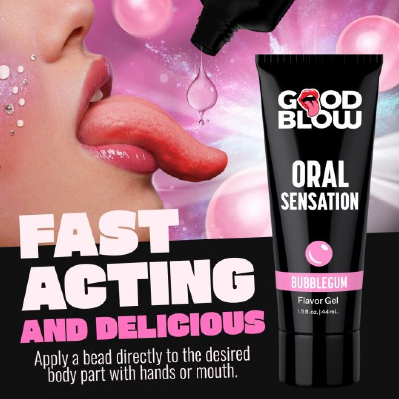 bubblegum flavored oral gel