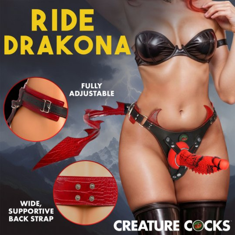 fantasy pegging harness set
