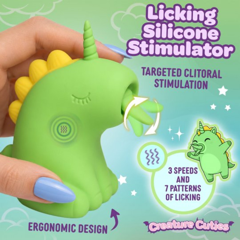 creature cuties lickyhorn vibrator