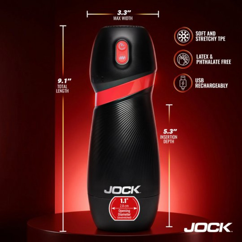 suction vibrating male masturbator