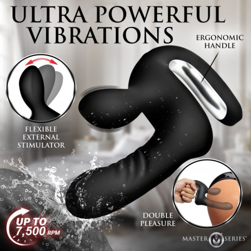 handheld thrusting silicone vibrator