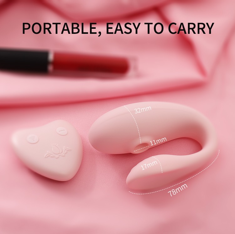 portable Love Source Sucking Vibrator For Couples A7